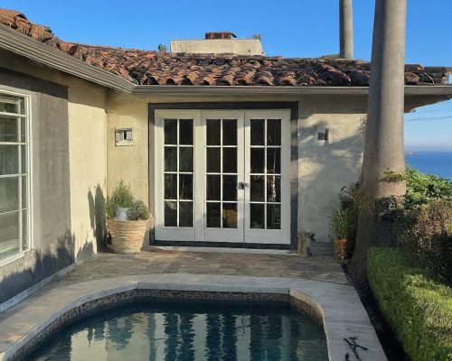 cleaned gutters in a Laguna Niguel home to improve drainage